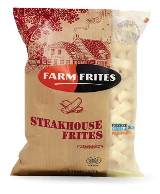 Frytki grube typu steakhouse symbol 257.012 (2.5kg*5op) - Farm Frites
